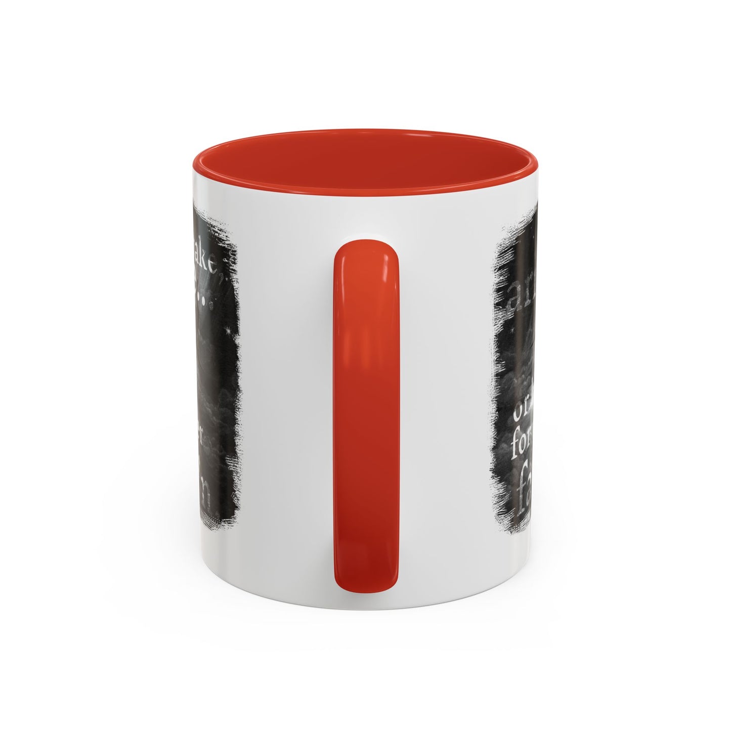Inspirational Gothic Coffee Mug — "Awake Arise or Be Forever Fall'n" Accent Mug (11/15oz)