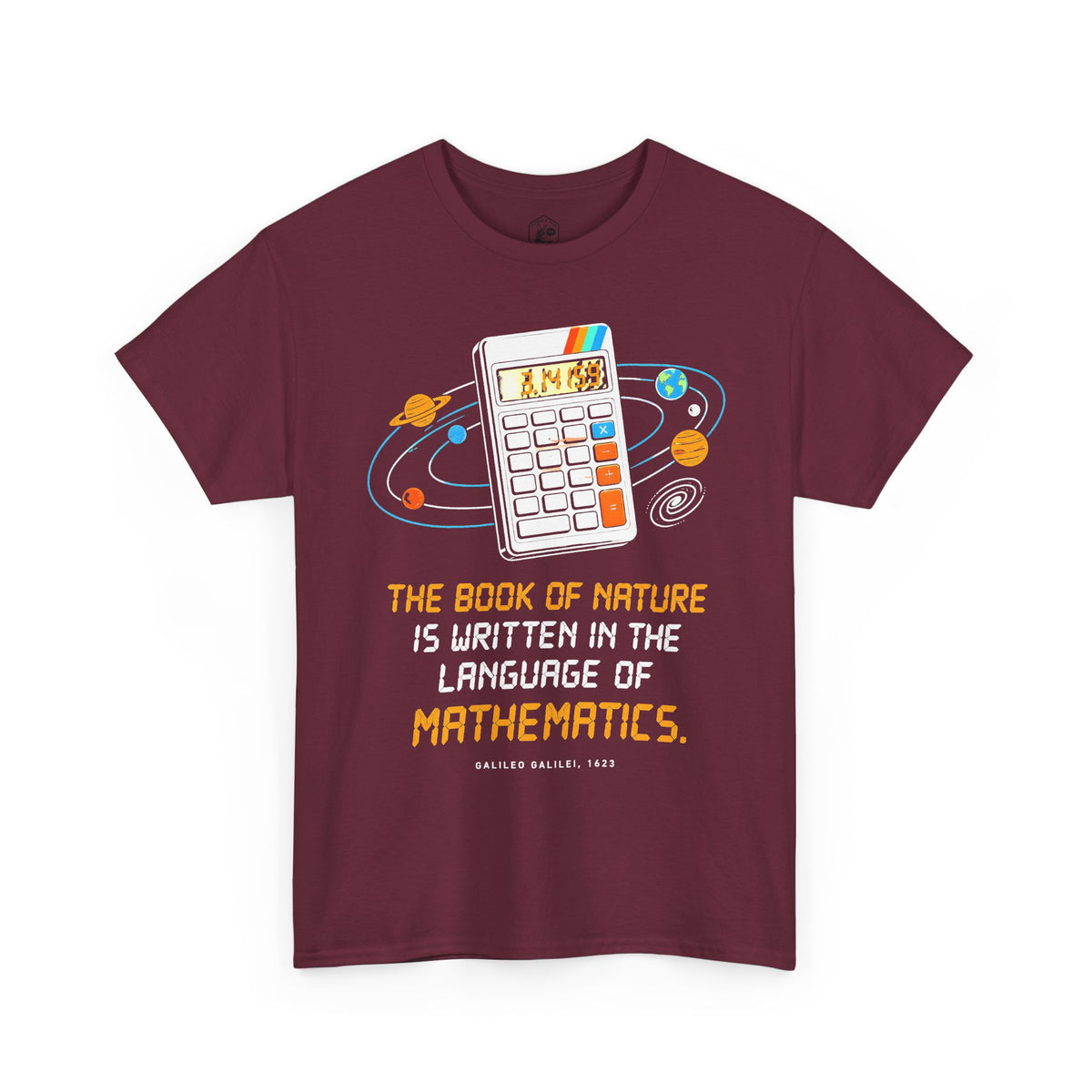 Galileo Language of Mathematics T-shirt – Donkey Talk graphic tee