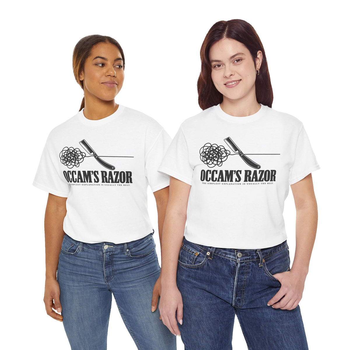 Occam's Razor Tangle T-shirt – Donkey Talk graphic tee