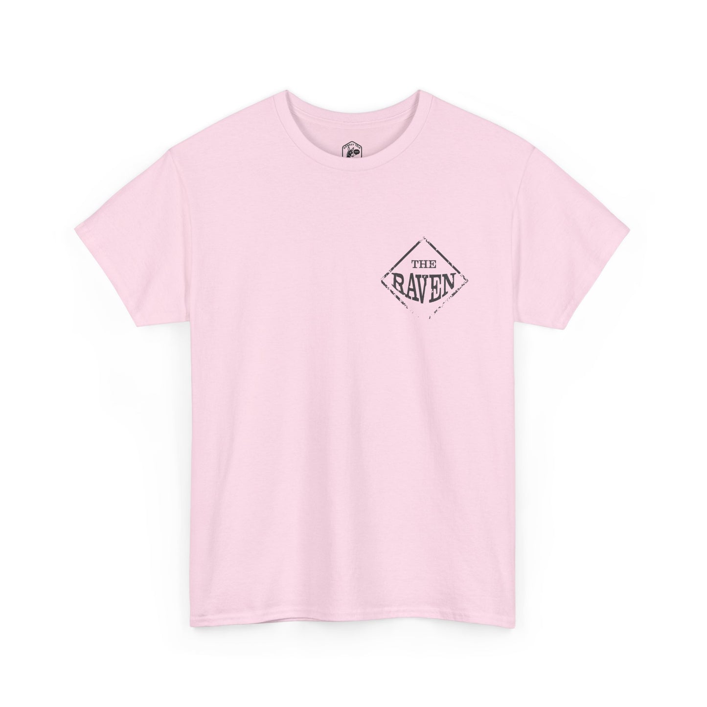 Black Bird Graphic Tee — Vintage Raven Logo T‑Shirt