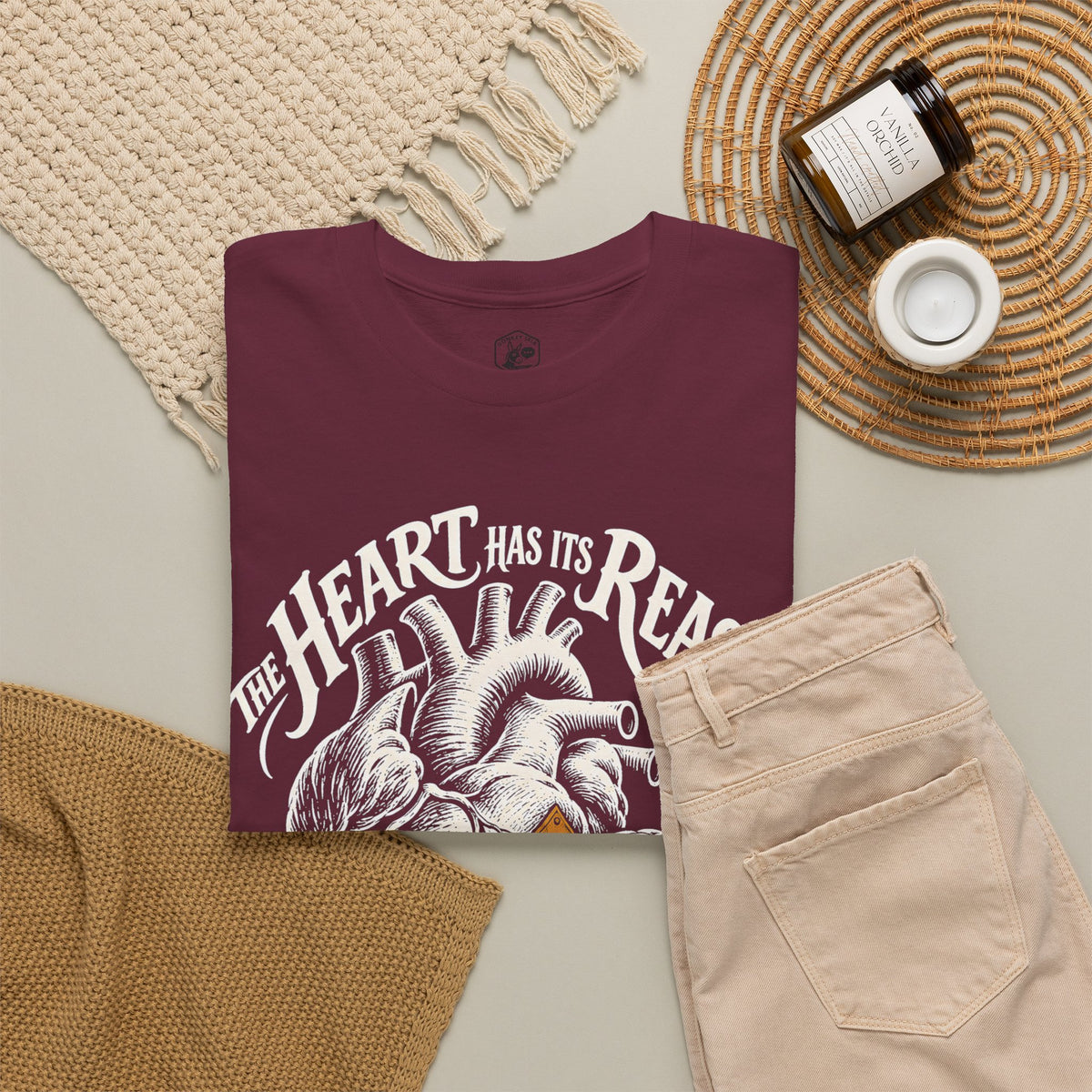 The Heart Has Its Reasons Pascal T-shirt – Donkey Talk graphic tee
