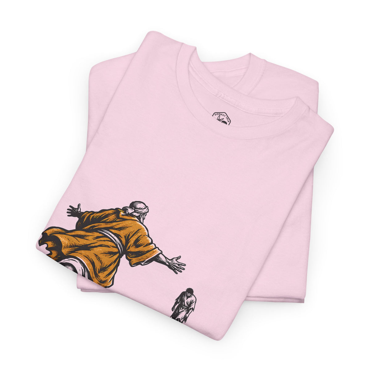 He Ran T-Shirt | Luke 15:20 Prodigal Son Christian Graphic Tee