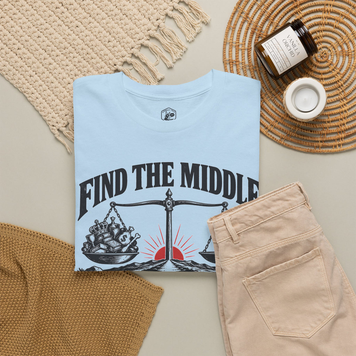 Find the Middle Aristotle T-shirt – Donkey Talk graphic tee