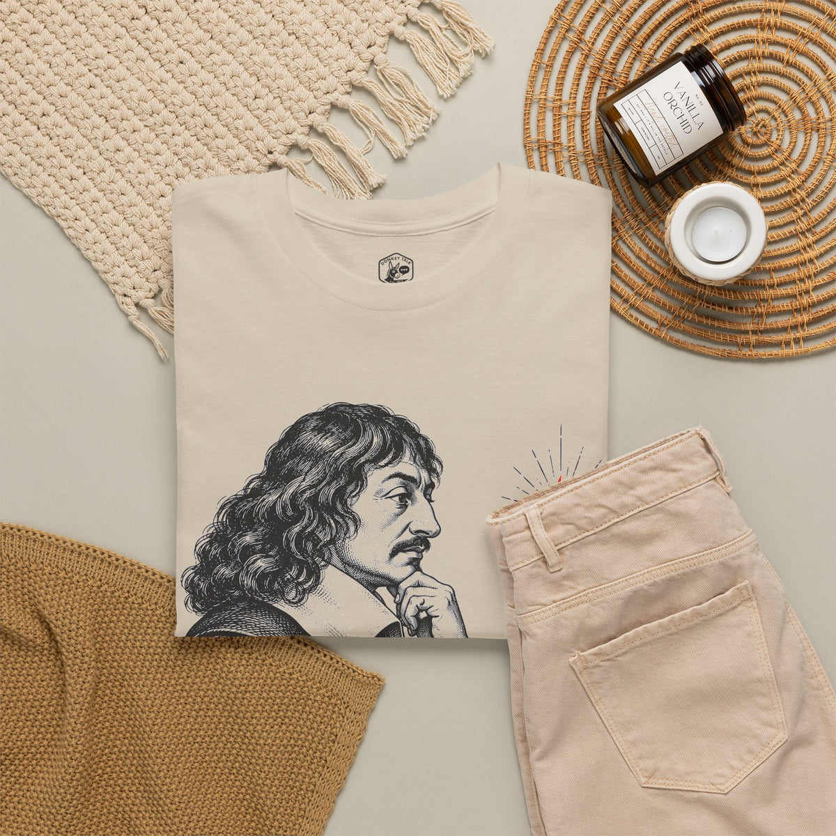 Cogito, Ergo Sum T-Shirt | Descartes I Think Therefore I Am Philosophy Tee