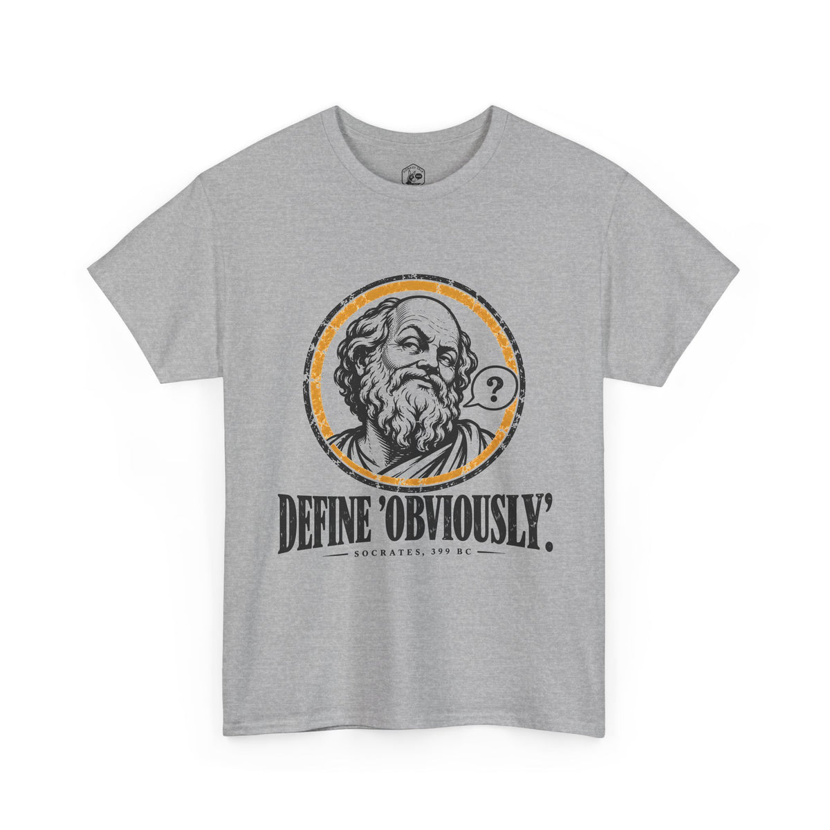 Define Obviously Socrates T-Shirt | Funny Philosophy Tee