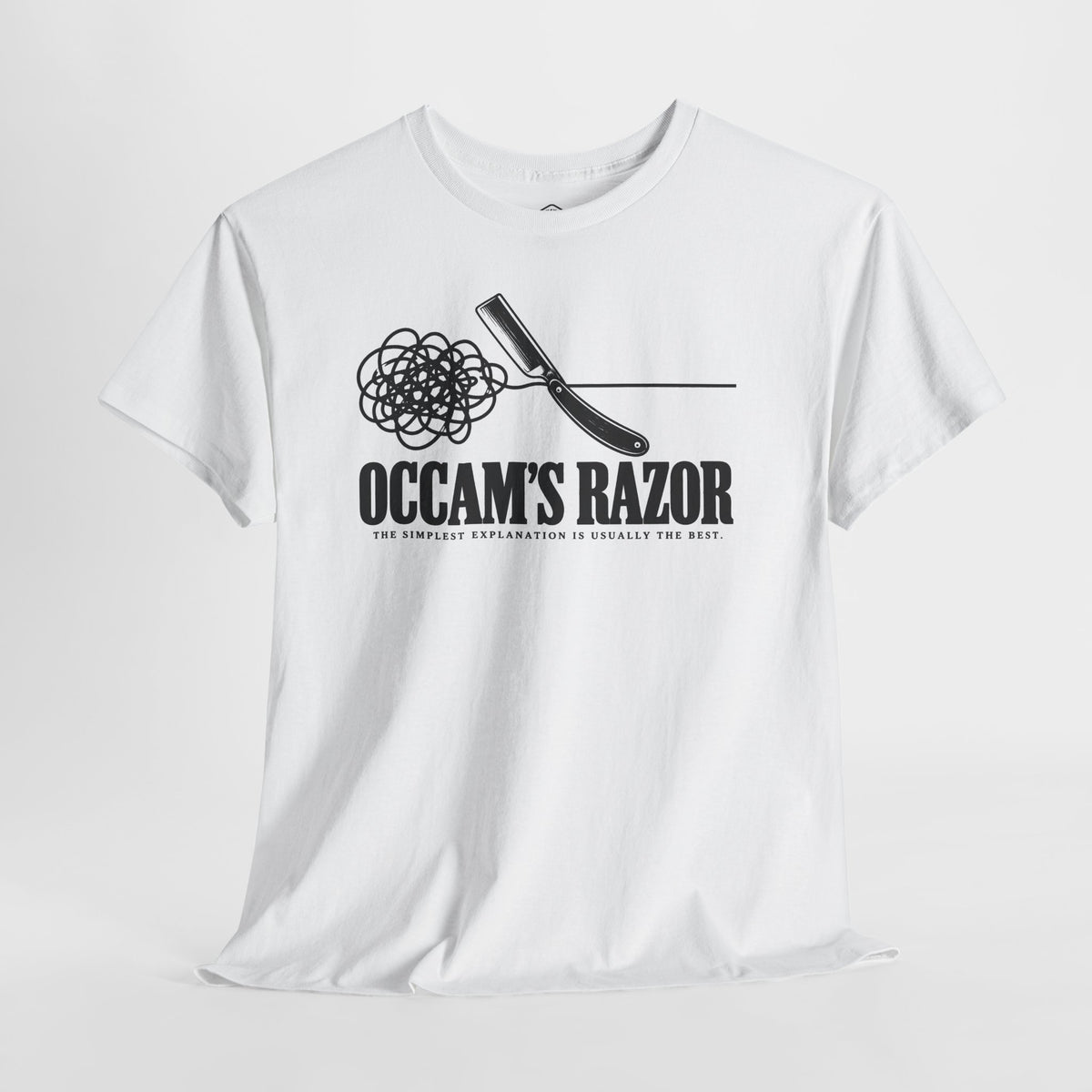 Occam's Razor Tangle T-shirt – Donkey Talk graphic tee