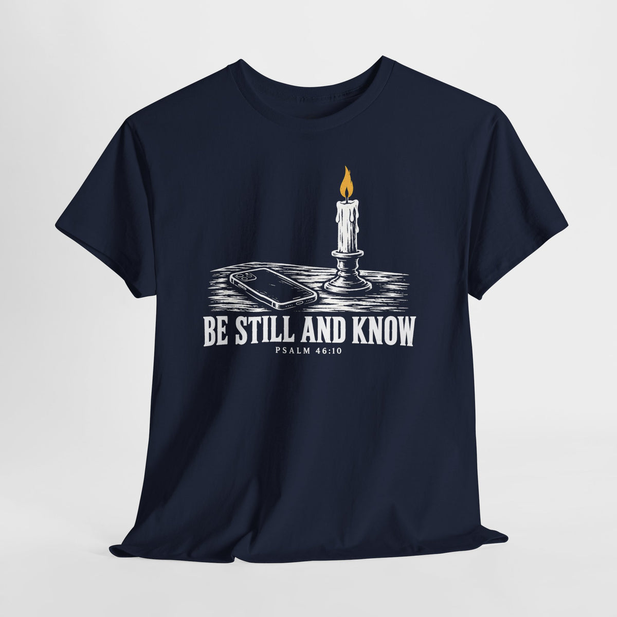 Be Still and Know Psalm 46:10 T-shirt – Donkey Talk graphic tee