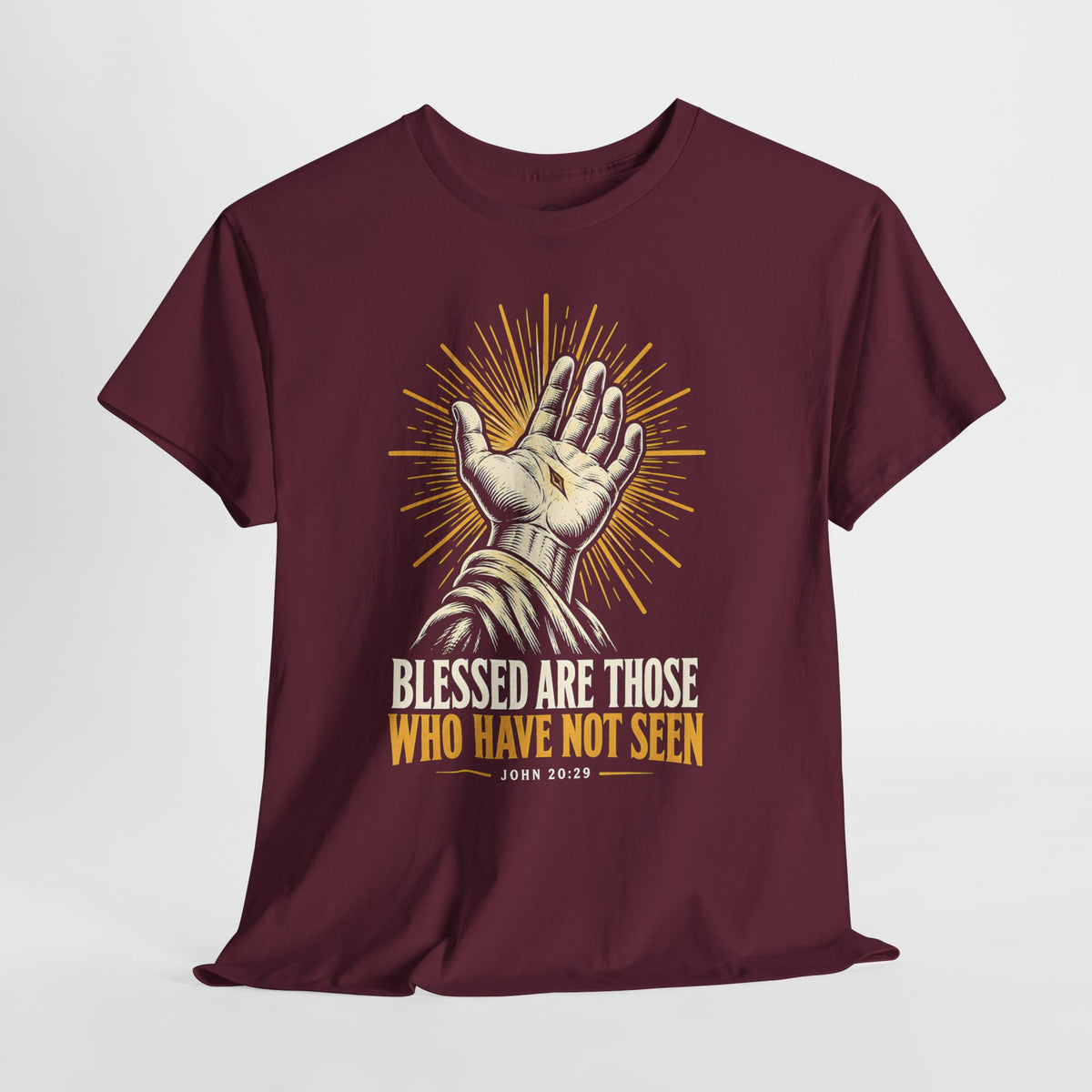 Blessed Are Those Who Have Not Seen T-shirt – Donkey Talk graphic tee