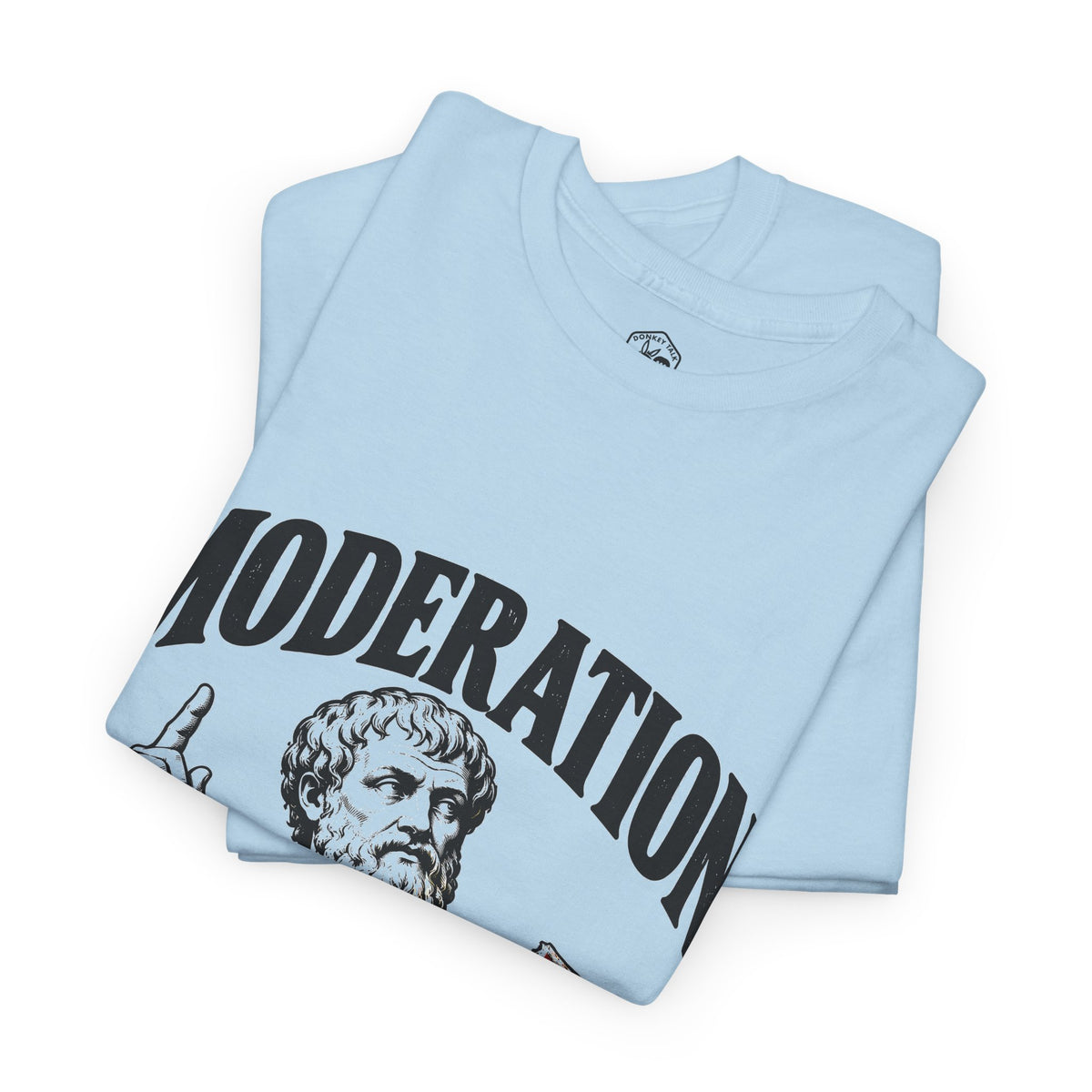 Moderation (One More Slice) T-Shirt | Aristotle Golden Mean Funny Philosophy Tee