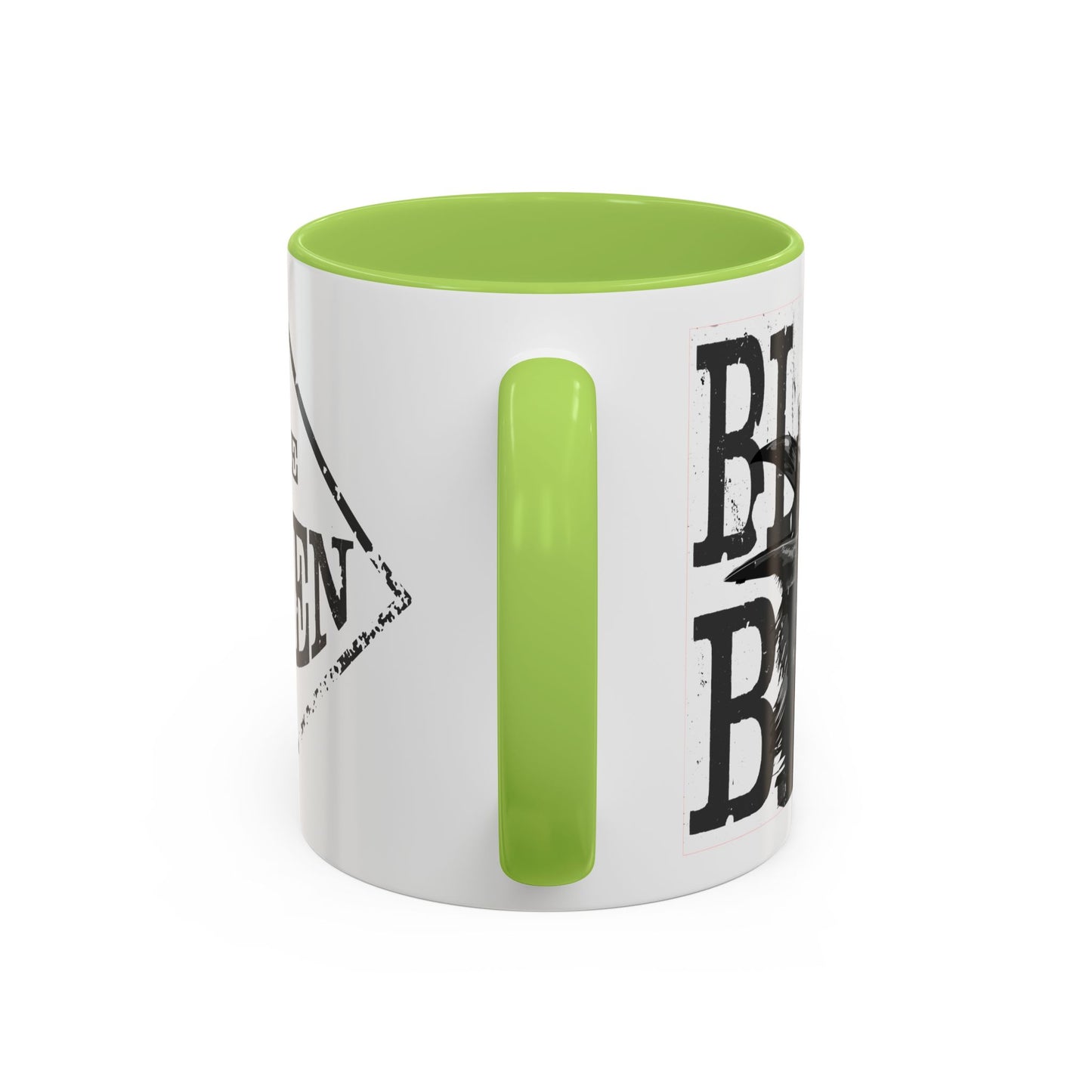 The Raven Accent Coffee Mug — Black-Trim 11/15oz