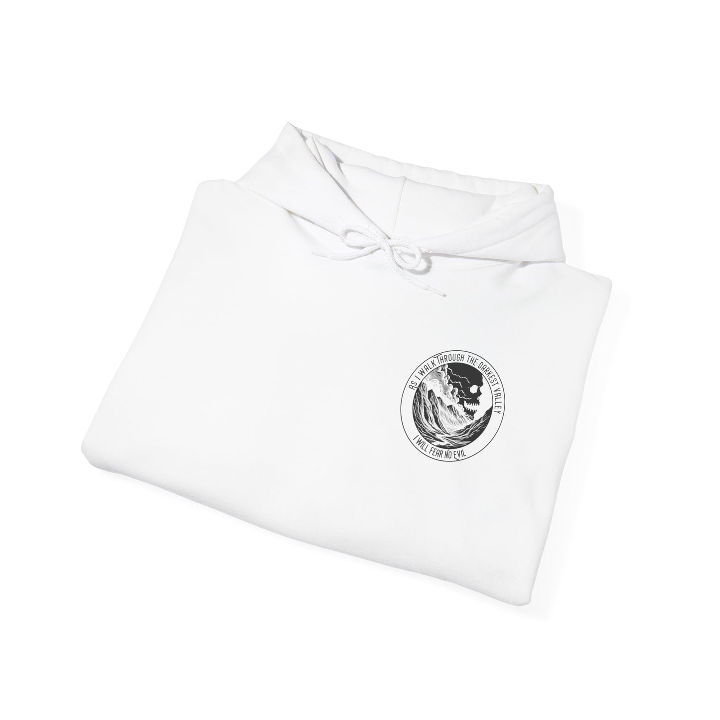 'Valley Of The Shadow' Hooded Sweatshirt - Inspiring Comfort for Adventure Lovers