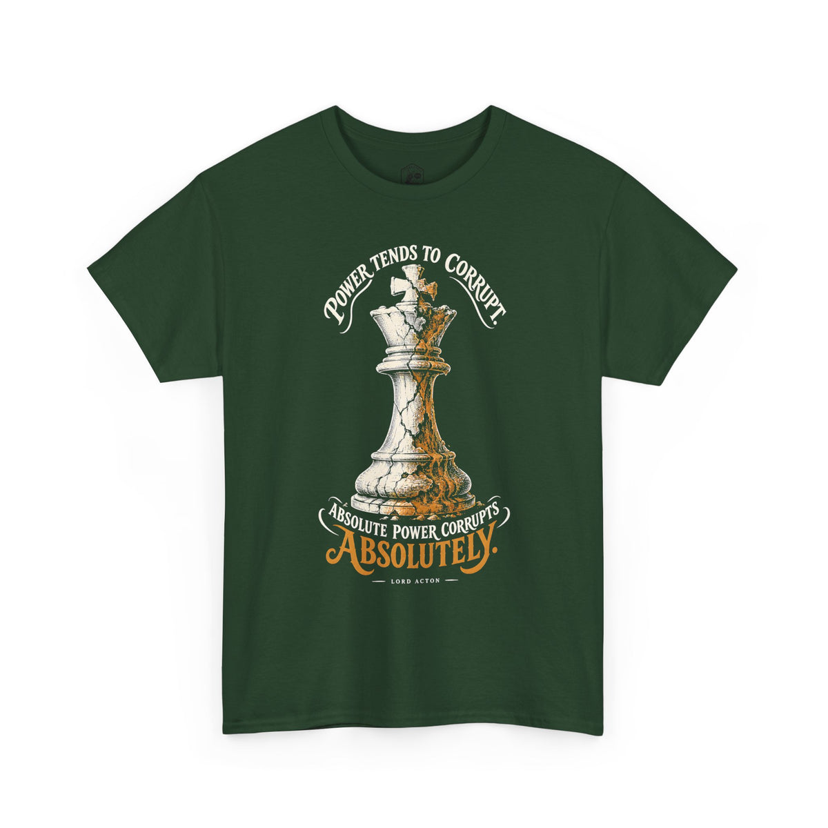 Power Tends to Corrupt Cracked Chess King T-shirt – Donkey Talk graphic tee