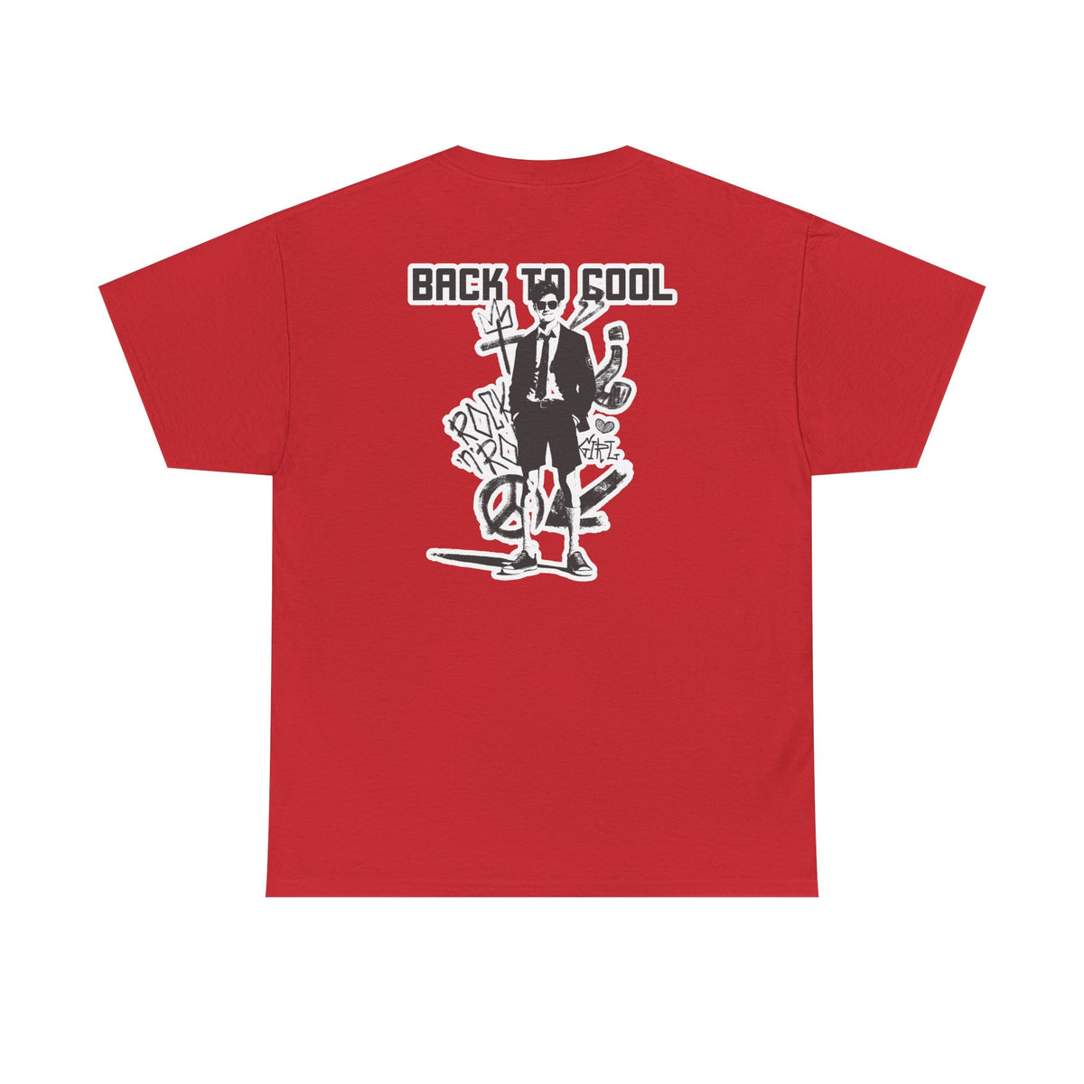 Back To Cool Blason Graphic Tee | Unisex Heavy Cotton T-Shirt