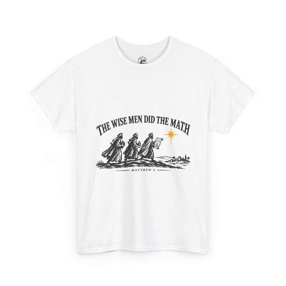 The Wise Men Did the Math T-Shirt | Matthew 2 Christian Christmas Graphic Tee