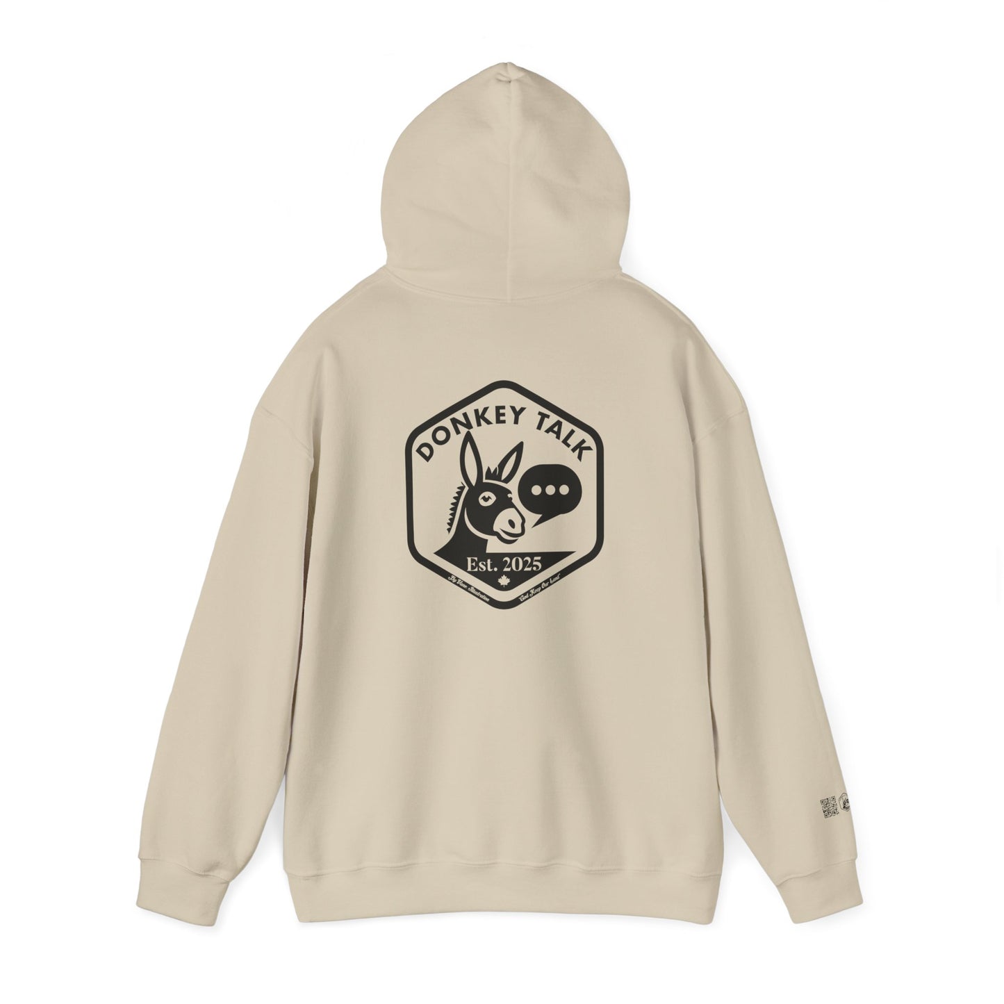 Unisex Donkey Talk Hoodie – Cozy Heavy Blend Sweatshirt for Animal Lovers