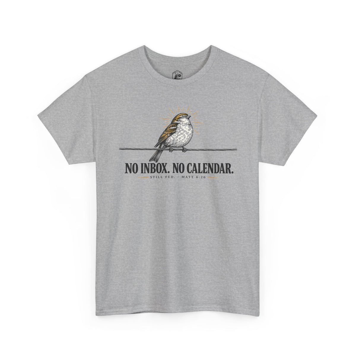 No Inbox No Calendar Still Fed T-shirt – Donkey Talk graphic tee