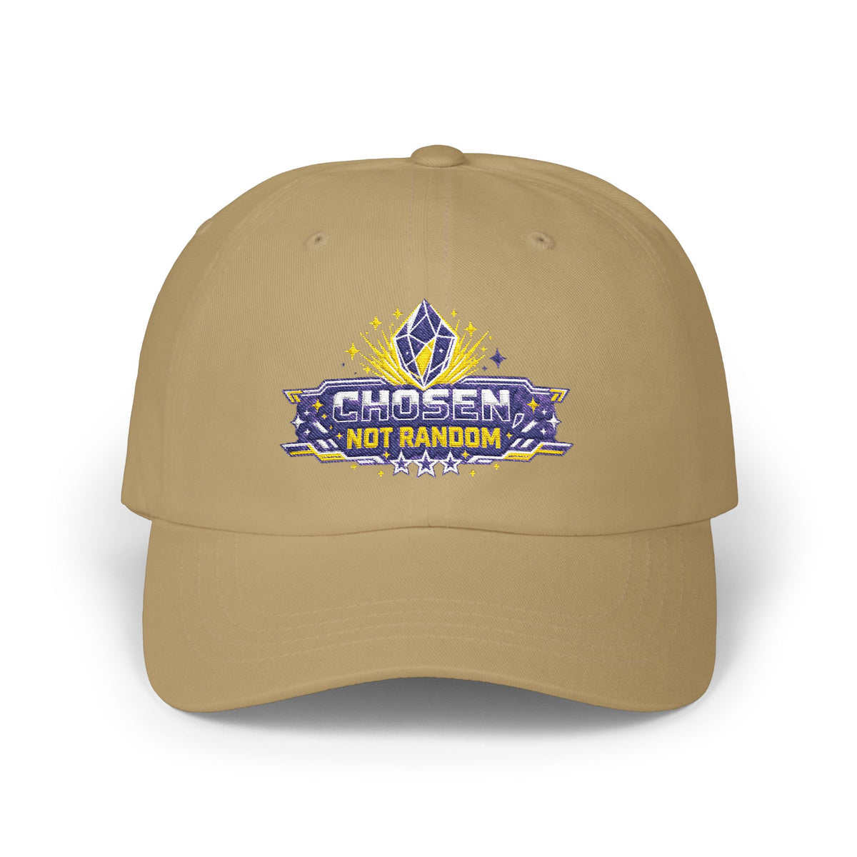 Dad Cap — “Chosen Not Random” Embroidered Inspirational Baseball Hat