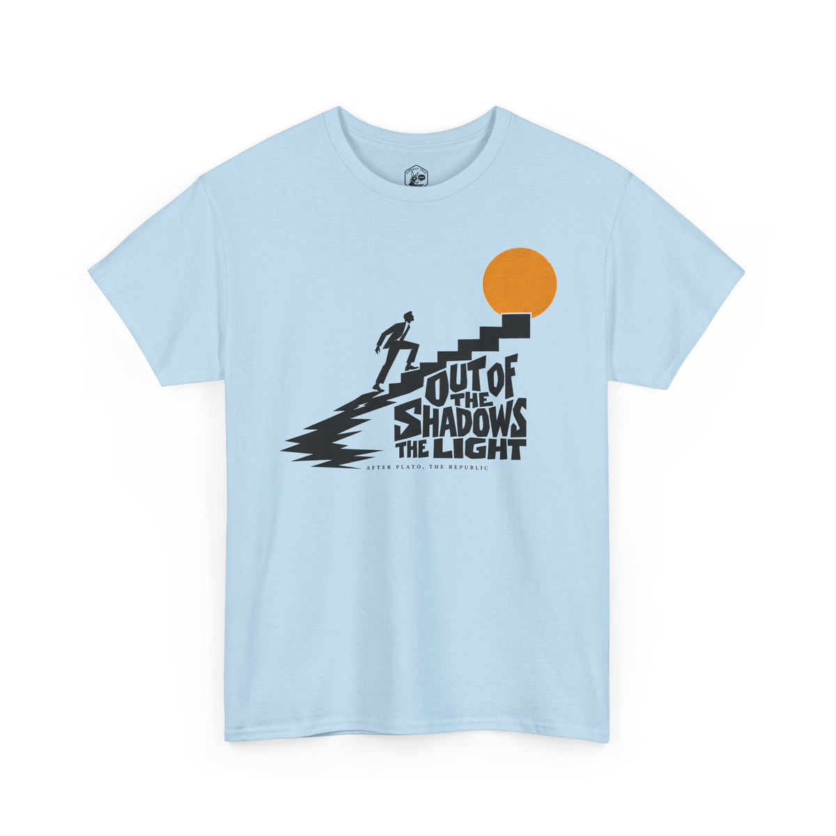 Out of the Shadows Into the Light Plato T-shirt – Donkey Talk graphic tee