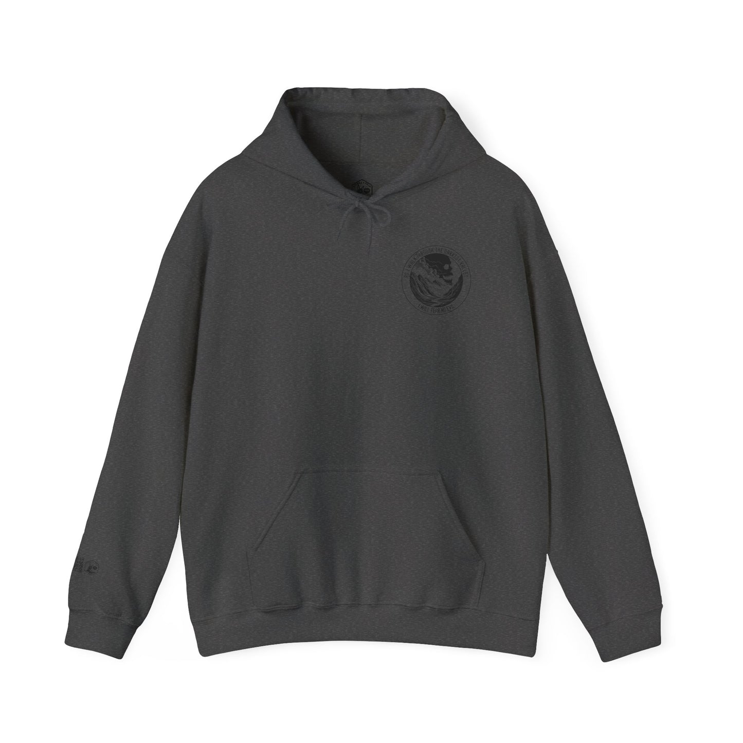 'Valley Of The Shadow' Hooded Sweatshirt - Inspiring Comfort for Adventure Lovers