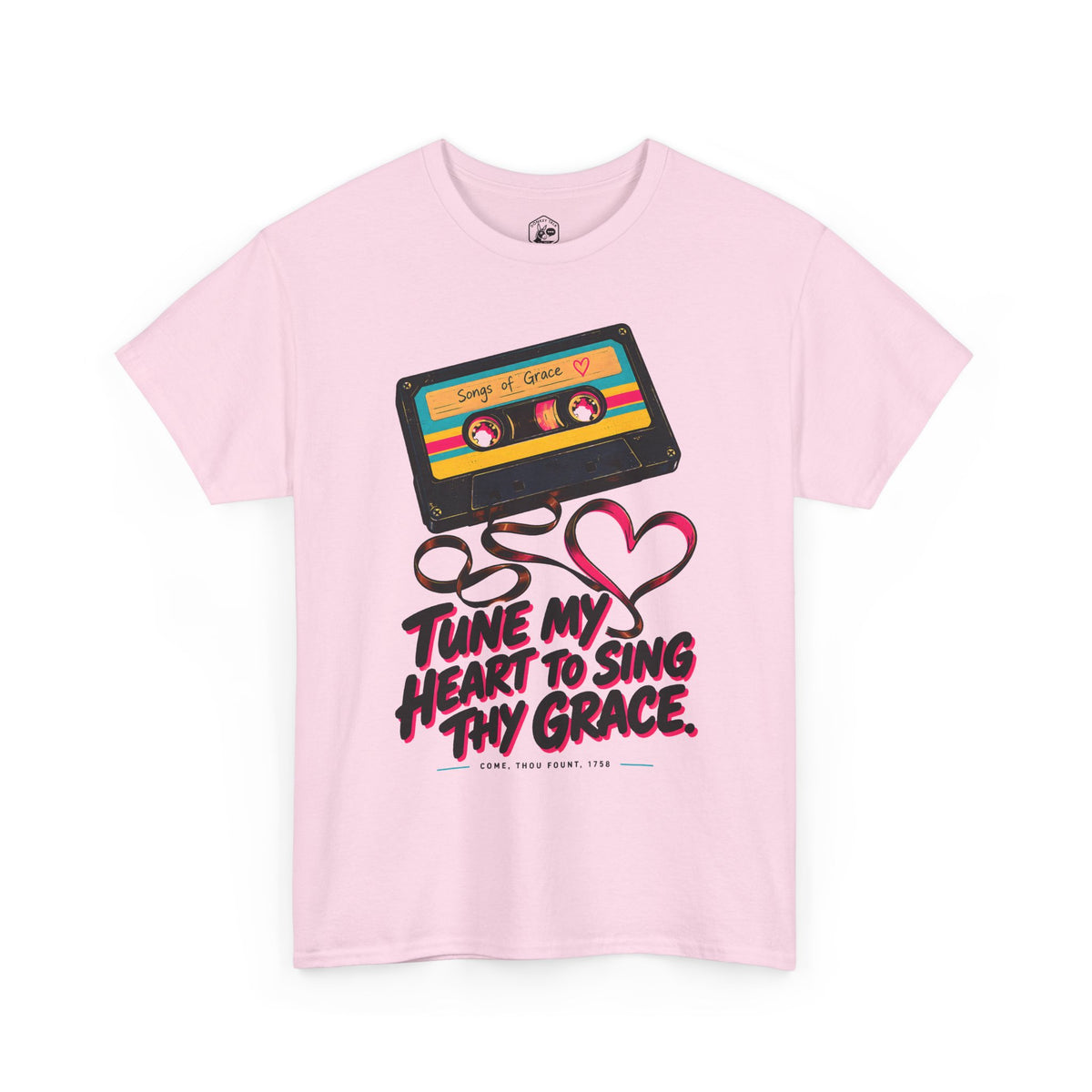 Tune My Heart Cassette T-shirt – Donkey Talk graphic tee