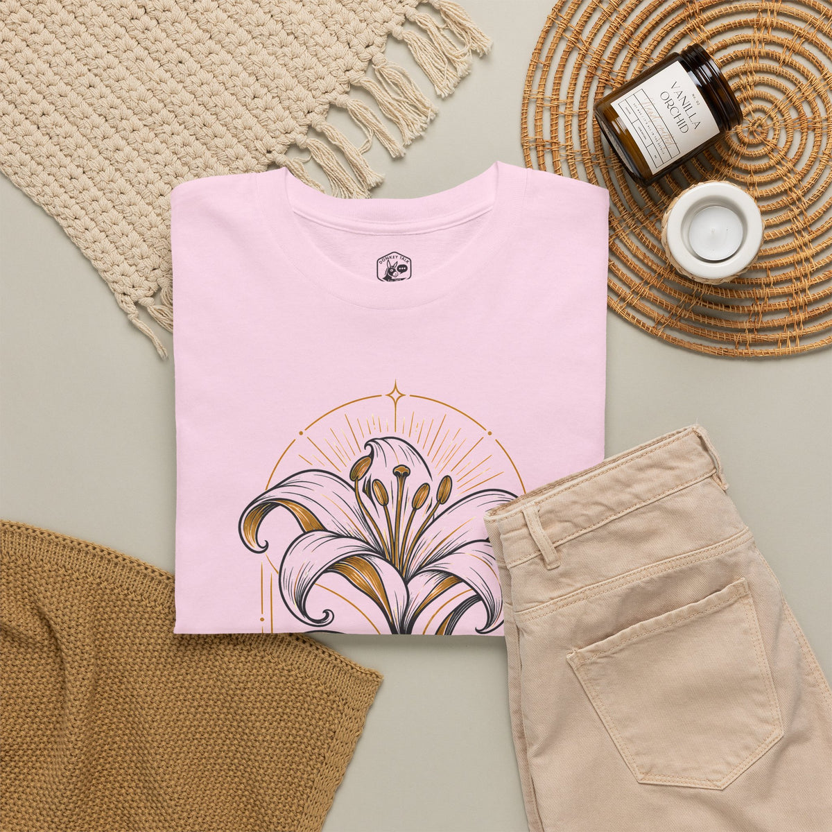 Consider the Lilies T-Shirt | Matthew 6:28 Christian Graphic Tee