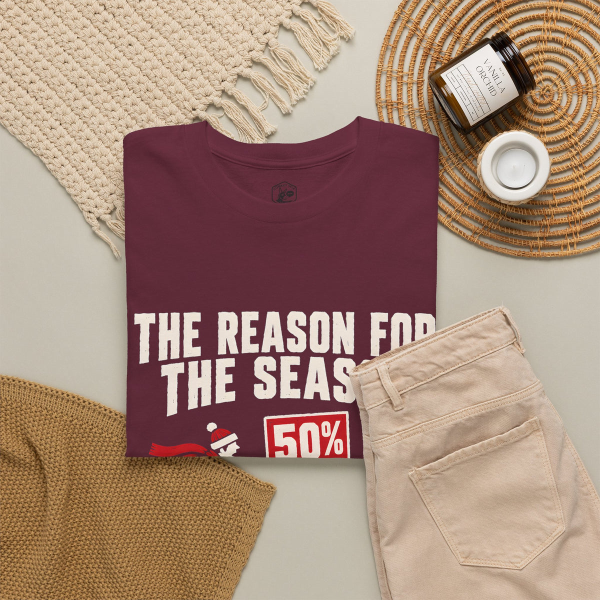 The Reason for the Season Isn't on Sale T-Shirt | Funny Christian Christmas Tee