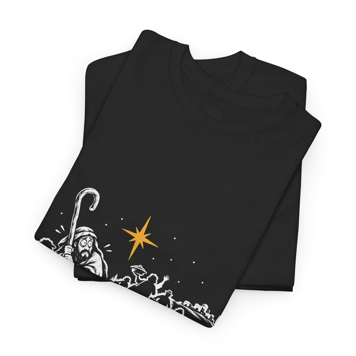 Fear Not, Even the Relatives T-Shirt | Luke 2:10 Funny Christmas Christian Tee