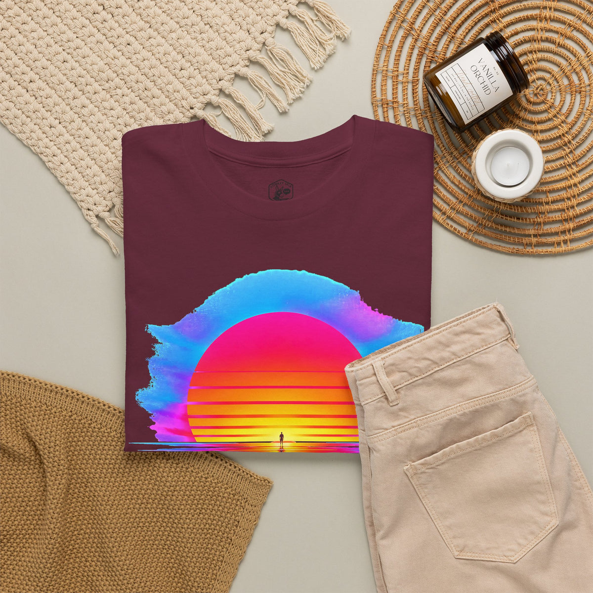 Let There Be Light Chrome Sunrise T-shirt – Donkey Talk graphic tee