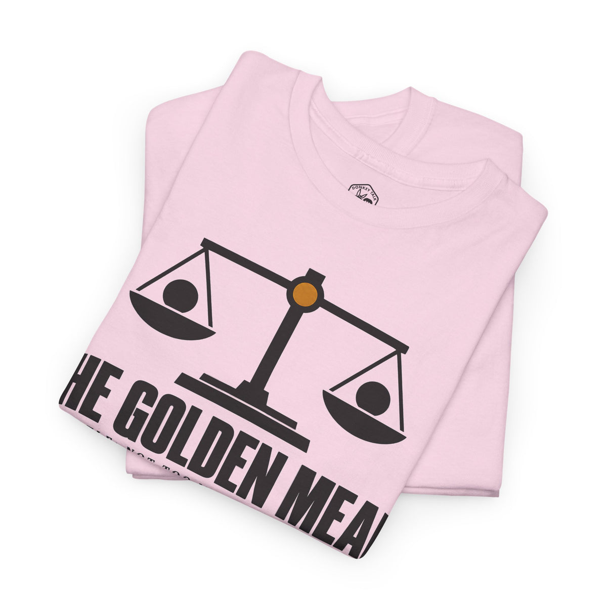 The Golden Mean Aristotle T-shirt – Donkey Talk graphic tee