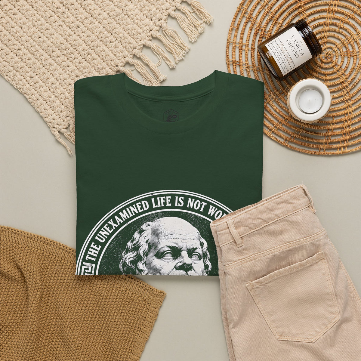 The Unexamined Life Is Not Worth Living T-Shirt | Socrates Philosophy Tee
