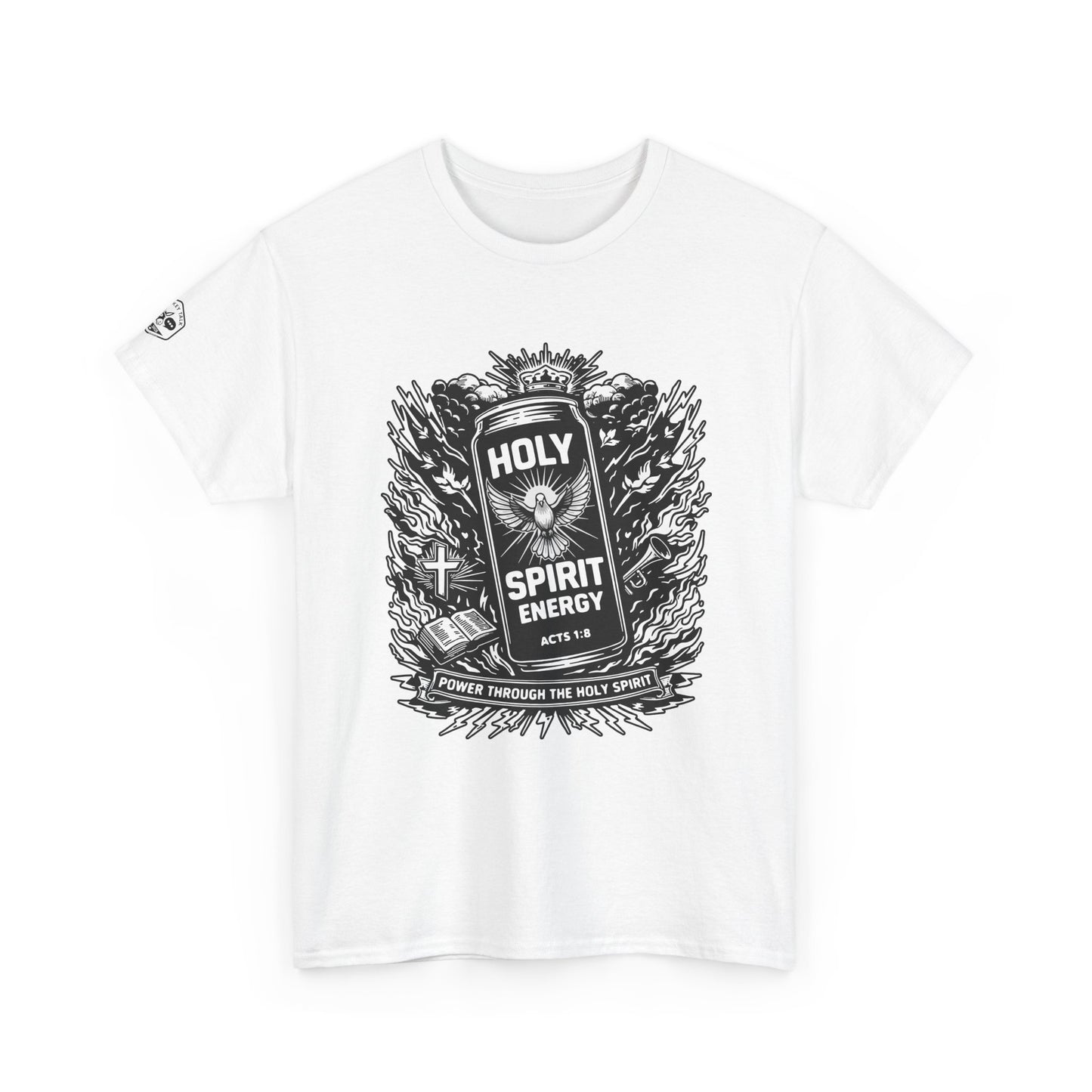 Holy Spirit Energy Acts 1:8 T‑Shirt  — Faith Graphic Tee