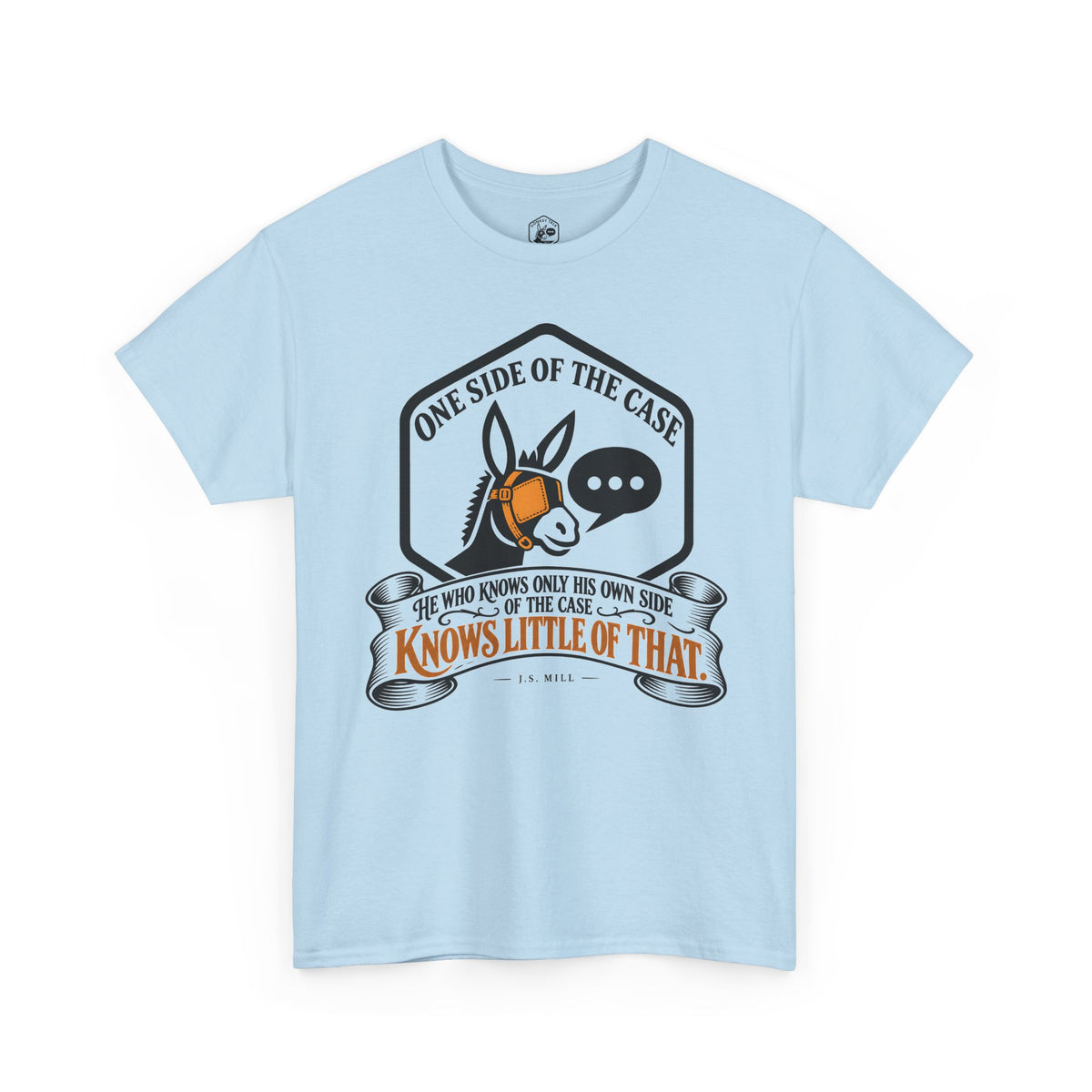 J.S. Mill Donkey Only His Own Side T-shirt – Donkey Talk graphic tee