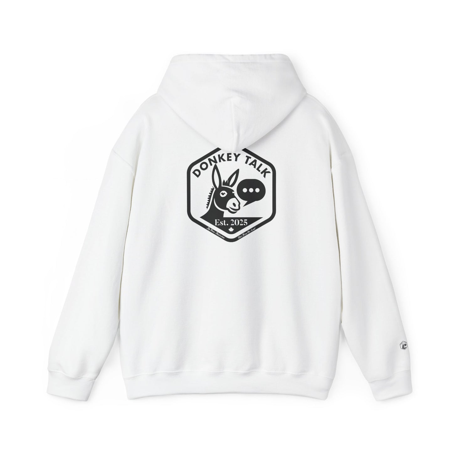 Unisex Donkey Talk Hoodie – Cozy Heavy Blend Sweatshirt for Animal Lovers