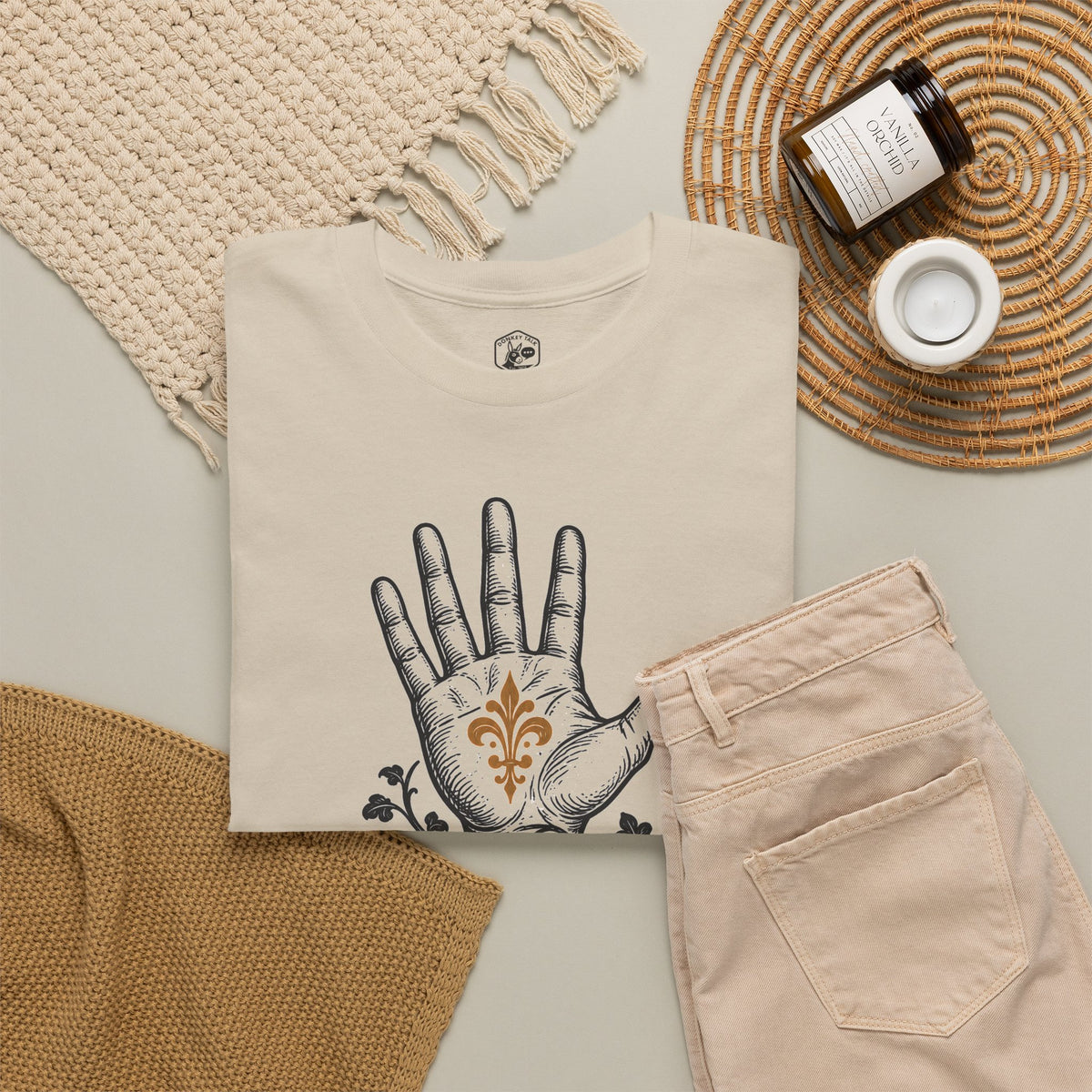 Psalm Hand Bestiary T-shirt – Donkey Talk graphic tee