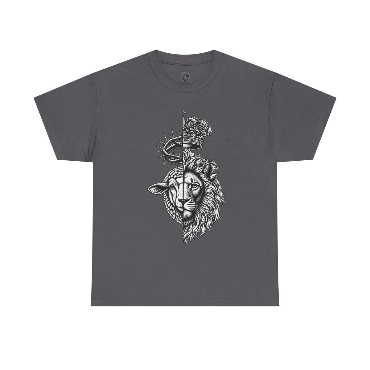T-shirt chrétien Lion & Agneau | T-shirt graphique de foi audacieuse