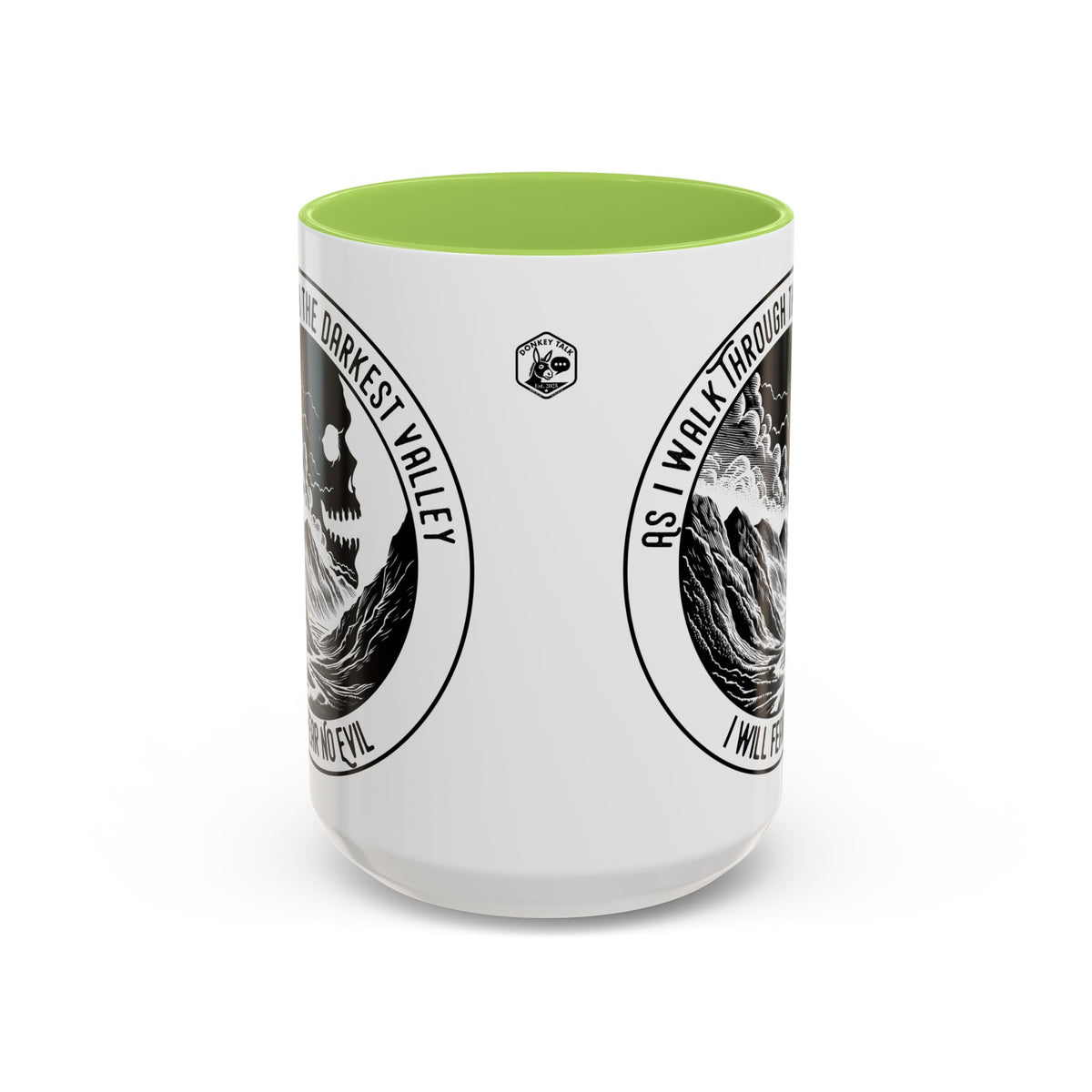 Skull Valley Fear No Evil coffee mug – Donkey Talk ceramic mug