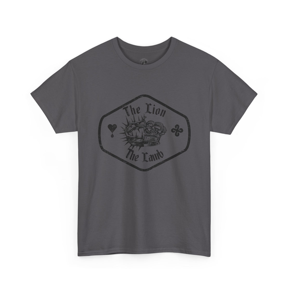 The Lion & The Lamb Casual T-Shirt | Christian Graphic Tee