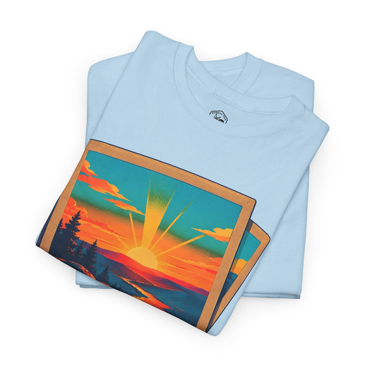 C.S. Lewis Sunrise Instant Photo T-shirt – Donkey Talk graphic tee
