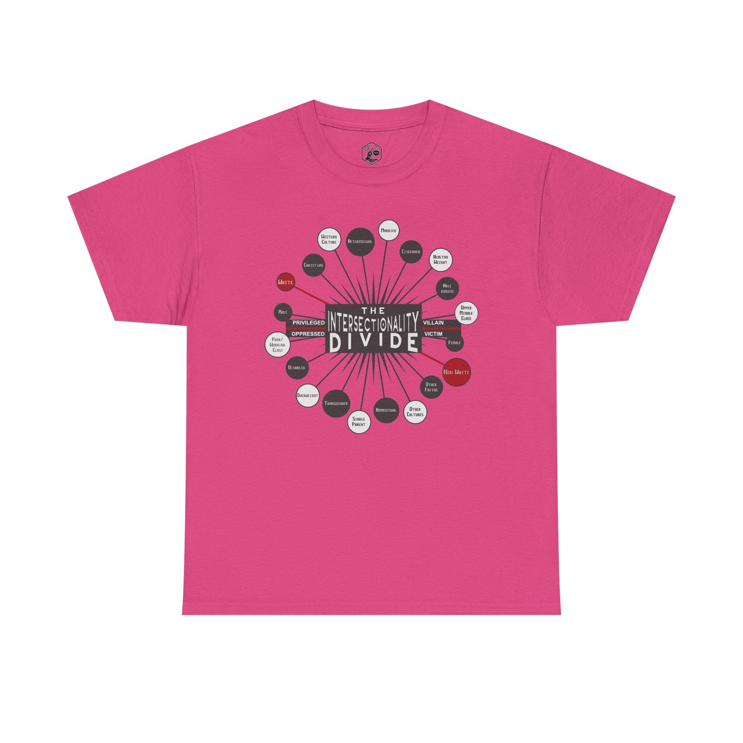 The Intersectionality Divide Graphic T-Shirt | Unisex Statement Tee