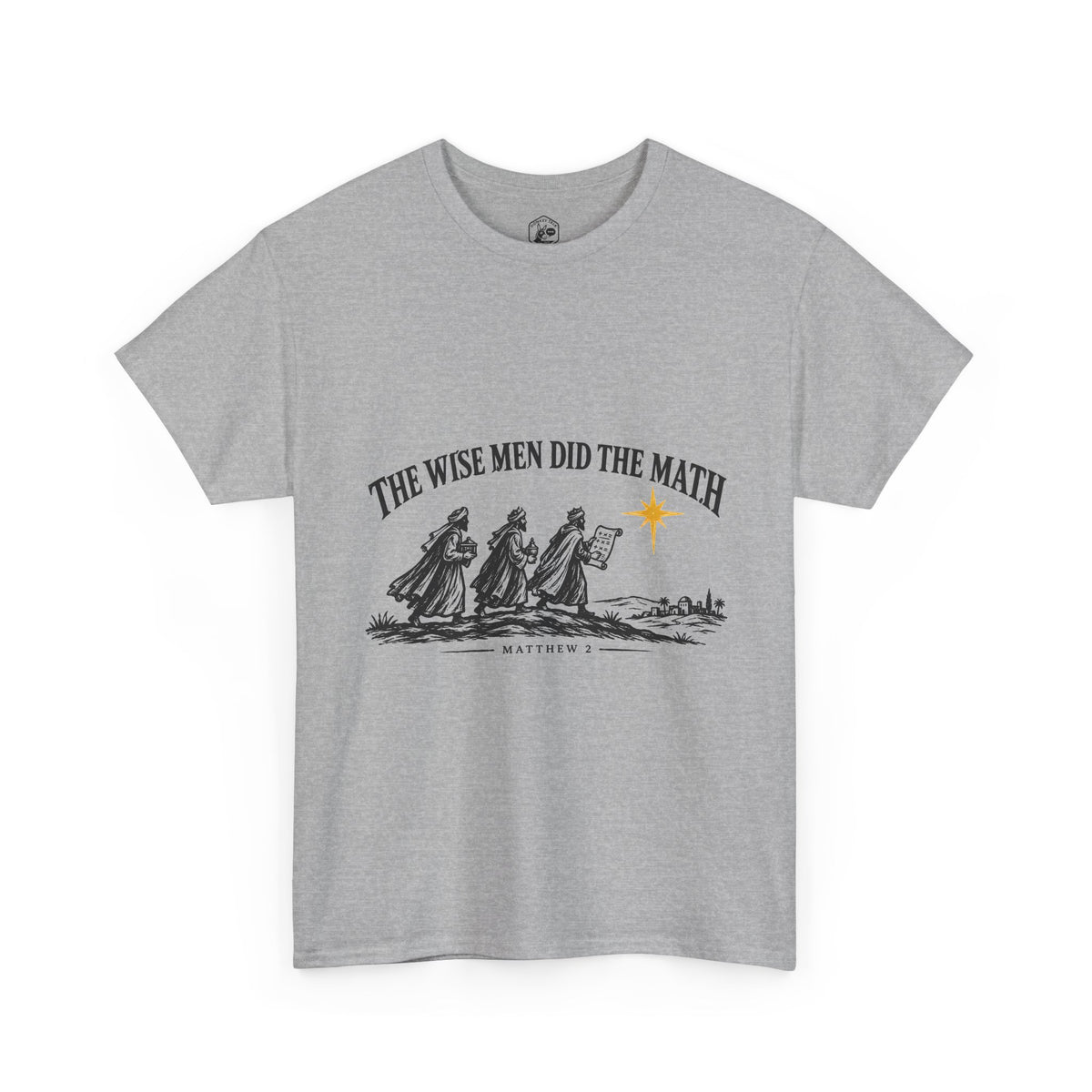 The Wise Men Did the Math T-Shirt | Matthew 2 Christian Christmas Graphic Tee