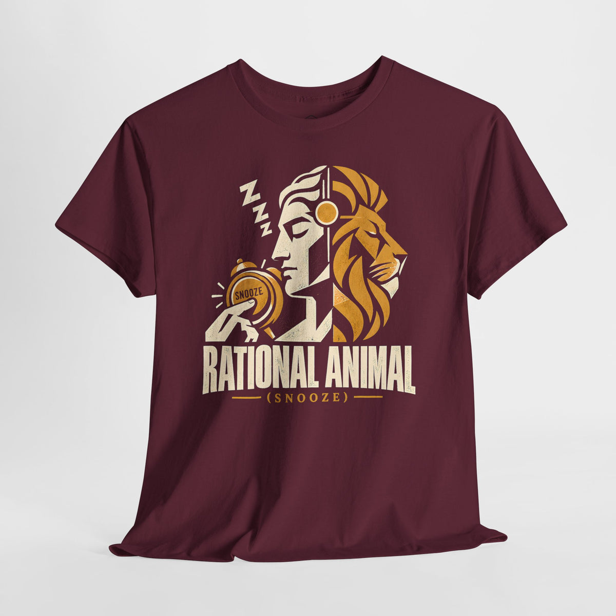 Rational Animal Snooze T-shirt – Donkey Talk graphic tee