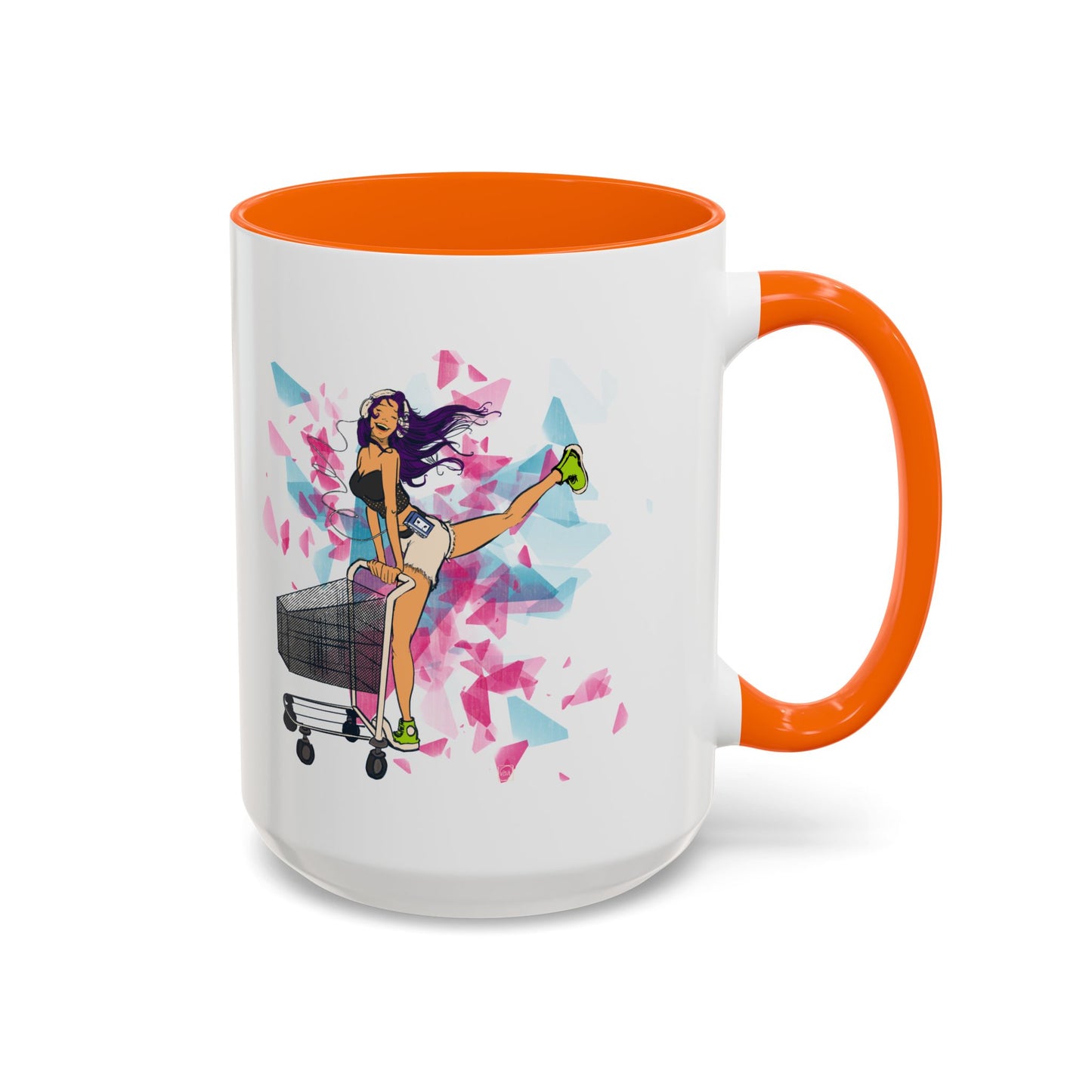 Playful Accent Coffee Mug for Fashion Lovers