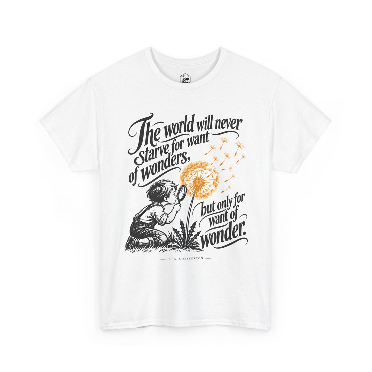 Chesterton Wonder Bloom T-shirt – Donkey Talk graphic tee