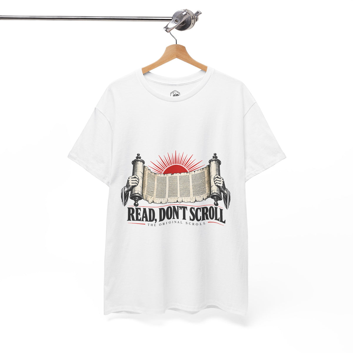 Read, Don't Scroll T-Shirt | The Original Scroll Book Lover Tee