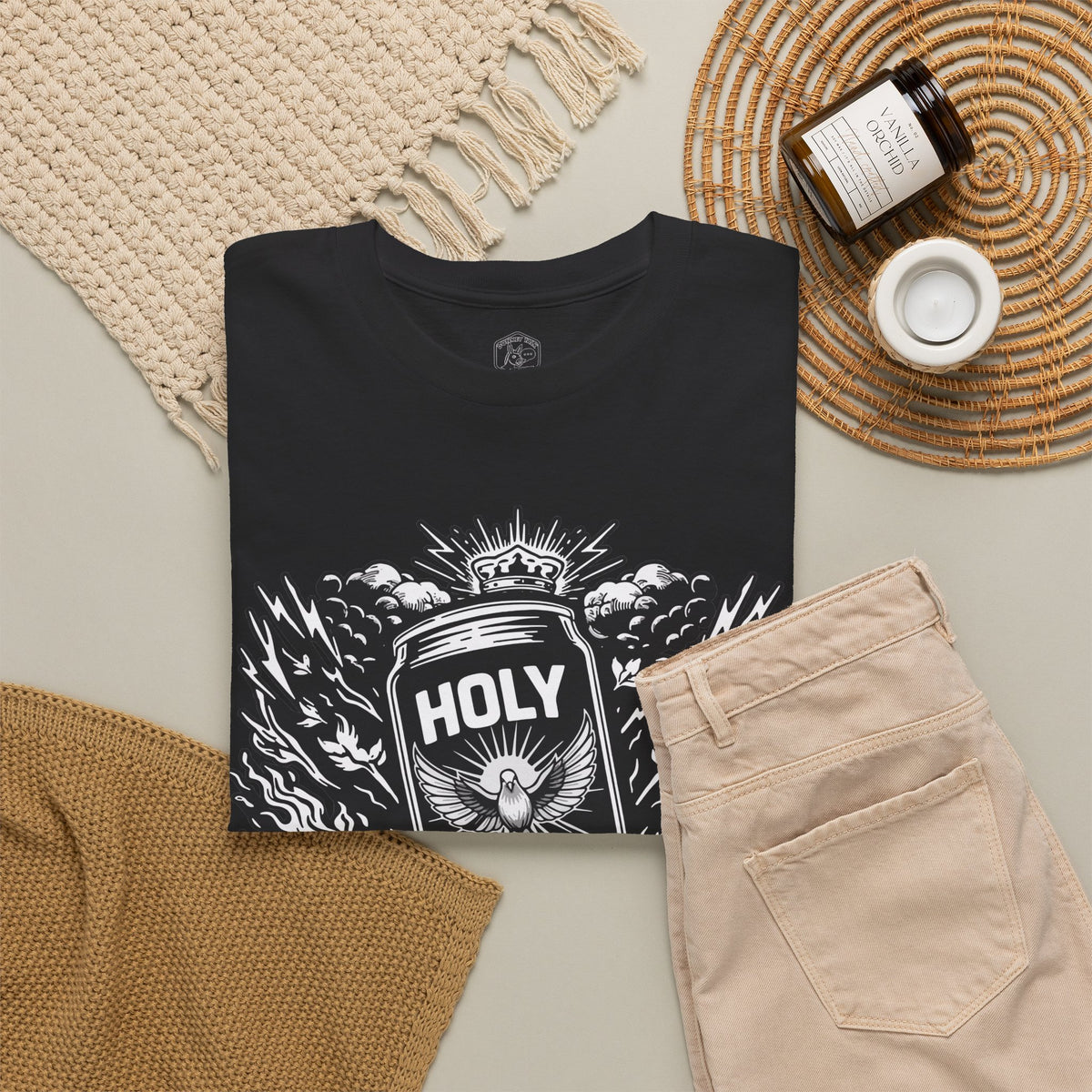 Holy Spirit Energy T-Shirt | Acts 1:8 Christian Streetwear Tee