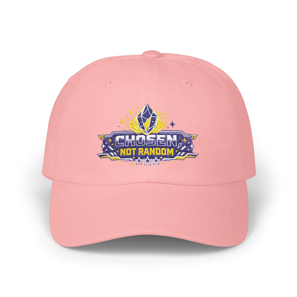 Dad Cap — “Chosen Not Random” Embroidered Inspirational Baseball Hat