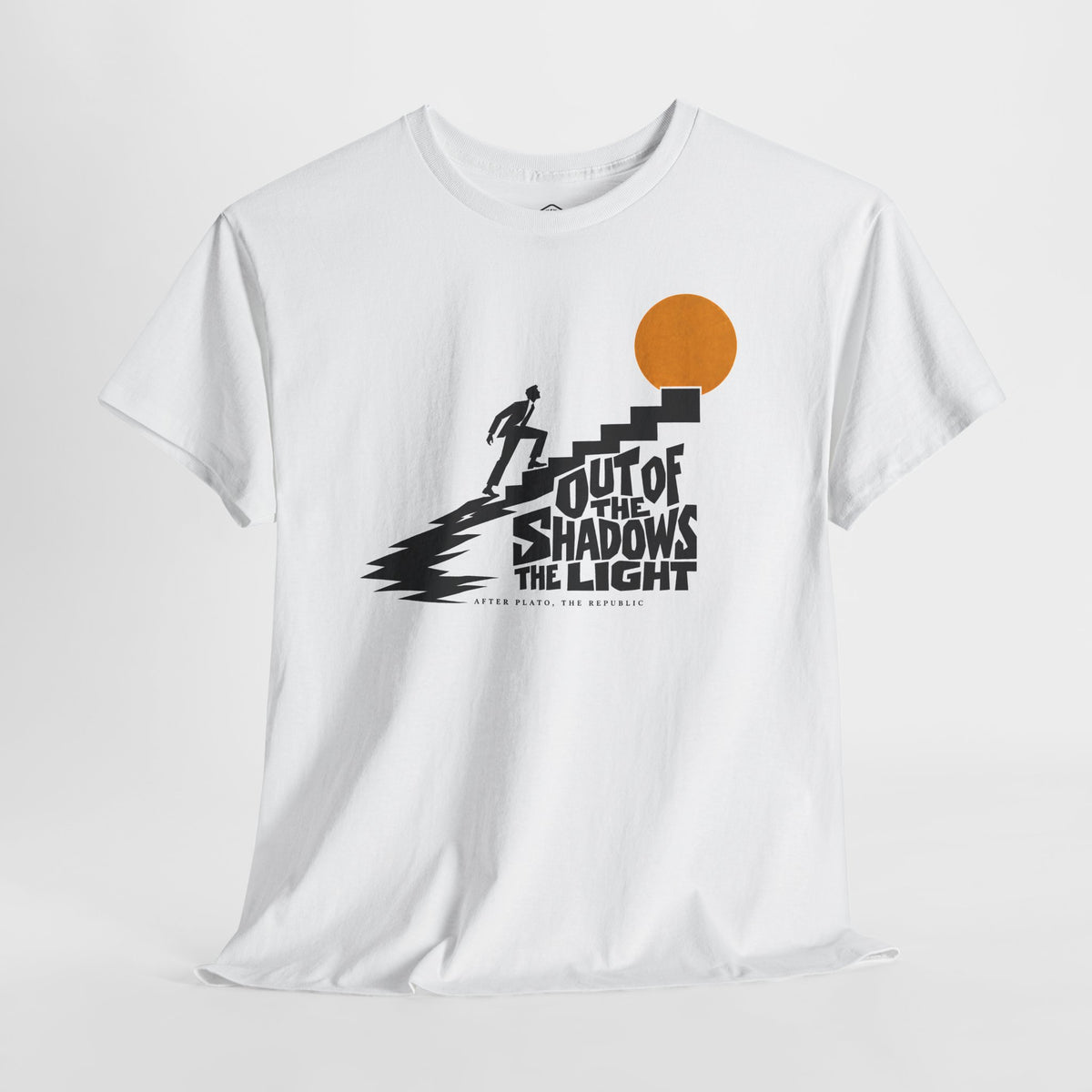 Out of the Shadows Into the Light Plato T-shirt – Donkey Talk graphic tee