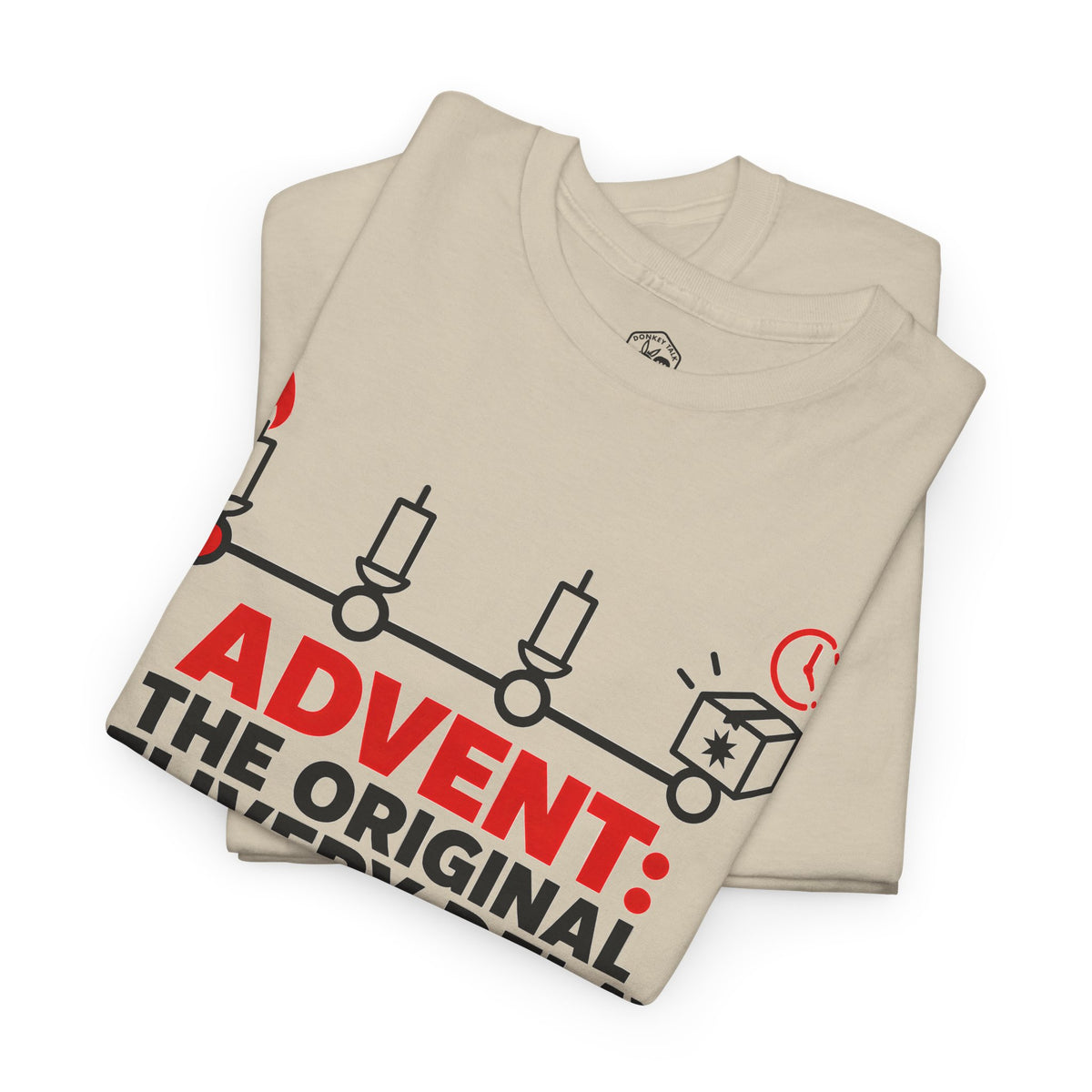 Advent The Original Delivery Delay T-shirt – Donkey Talk graphic tee