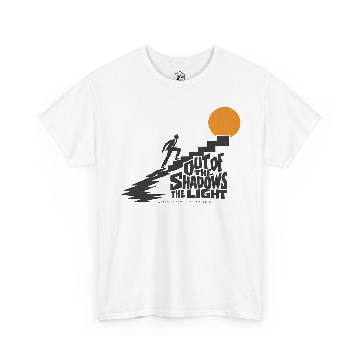 Out of the Shadows Into the Light Plato T-shirt – Donkey Talk graphic tee