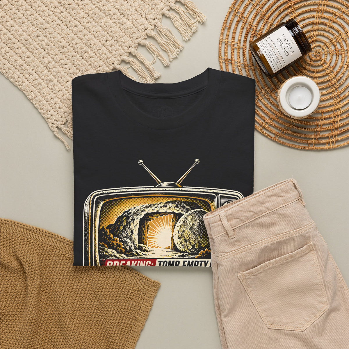 Breaking Tomb Empty Easter T-shirt – Donkey Talk graphic tee